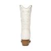 Ladmiple Cowgirl Boots Women Square Toe Tight Brown Women's Embroidered Western Cowboy Boots Knee High Stitching Almond Medium Heel Chunky Heel Pointed Toe Fashion Retro Classic Boot Pull-On view 3
