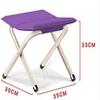 Camping Chair, Folding Purple Folding Chair, Portable Folding Camping Chair, Lightweight Compact Outdoor Camping Chair, Comfortable and Durable Folding Chair view 2