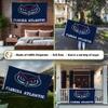 Desert Cactus Florida Atlantic University FAU Flag - 3 x 5 Feet Owls Banner, Indoor/Outdoor Durable Fabric, 100% Polyester Design (Style T) view 3