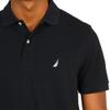 Nautica Men's Short Sleeve Solid Polo Shirt, Black, XL view 2