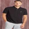 Nautica Men's Short Sleeve Solid Polo Shirt, Black, XL view 3