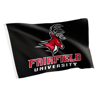 Desert Cactus Fairfield University Flag Stags Banners 100% Polyester Indoor Outdoor 3x5 feet Flags (Design B)