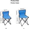 Camping Chair, Folding Folding Chair Collapsible Fishing Chair Beach Portable Lounge Backrest Picnic Chairs Outdoor Camping Hiking Lightweight Garden Seat Tools view 3