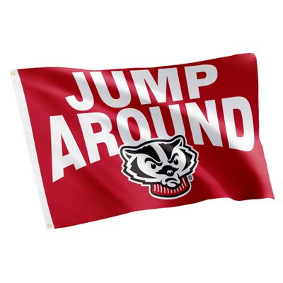 Desert Cactus University of Wisconsin Flag Badgers UW Madison Banners 100% Polyester Indoor Outdoor 3x5 feet Flags (Design A)
