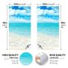 Styubn Cornhole Board Wraps Ocean Shore Beach Clouds Sky Cornhole Skins for Boards,Skin Decal Vinyl Wrap for Cornhole Game Board Bag Toss (2xpcs.) view 4