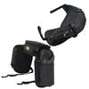 TrailMax English/Endurance Horse Saddle Bag Bundle; Set of English Saddle Pommel Bags and Cantle Bag, Combination Trail Riding Saddle Bags for English/Endurance Saddles; Black view 1