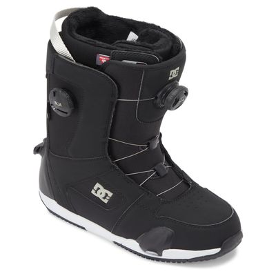 DC Womens Phase Boa Pro Step On Snowboard Boots, Color: Black/Light Grey, Size: 8 (ADJO100036-BGA-8B)