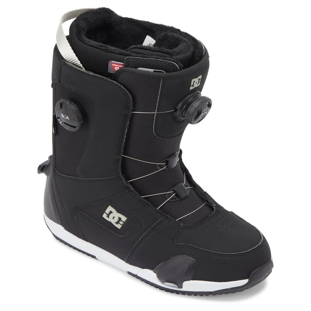 DC Womens Phase Boa Pro Step On Snowboard Boots, Color: Black/Light Grey, Size: 8 (ADJO100036-BGA-8B)