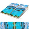 Styubn Cornhole Board Wraps Tropical Turquoise Sea Cornhole Skins for Boards,Skin Decal Vinyl Wrap for Cornhole Game Board Bag Toss (2xpcs.) view 3