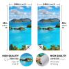 Styubn Cornhole Board Wraps Tropical Turquoise Sea Cornhole Skins for Boards,Skin Decal Vinyl Wrap for Cornhole Game Board Bag Toss (2xpcs.) view 4