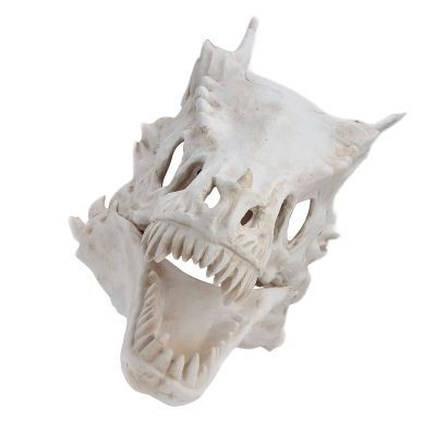 FDIT Latex Sim8ul8ation Dinosaur Skull Mask Cover Halloween Costume Party Prop Decoration