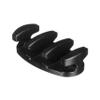 Attwood 11926-7 Zig-Zag Cleats, 3  Inches Long, Nylon, Black, for Rope Up to 3/8-Inch Diameter, Drilled for 2 Fasteners, Pair (Pack of 2) view 2