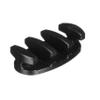 Attwood 11926-7 Zig-Zag Cleats, 3  Inches Long, Nylon, Black, for Rope Up to 3/8-Inch Diameter, Drilled for 2 Fasteners, Pair (Pack of 2) view 3
