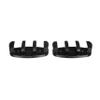 Attwood 11926-7 Zig-Zag Cleats, 3  Inches Long, Nylon, Black, for Rope Up to 3/8-Inch Diameter, Drilled for 2 Fasteners, Pair (Pack of 2) view 4