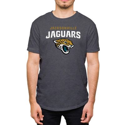 Hybrid Sports NFL - Jacksonville Jaguars - Core Logo - Men's and Women's Short Sleeve T-Shirt - Size Small - Jacksonville Jaguars - Heather Charcoal