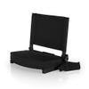 Picnic TIME NFL Dallas Cowboys Gridiron Stadium Seat, Lightweight, Portable Folding Chair for Bleachers and Benches, (Black) view 3