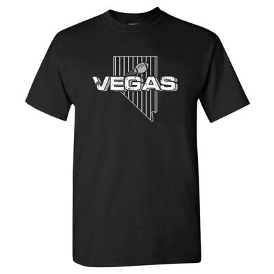 Las Vegas Football Field Fans Shirt (Black T-Shirt, 3XL)