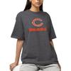 Hybrid Sports NFL - Chicago Bears - Core Logo - Men's and Women's Short Sleeve T-Shirt - Size Small - Chicago Bears - Heather Charcoal view 2