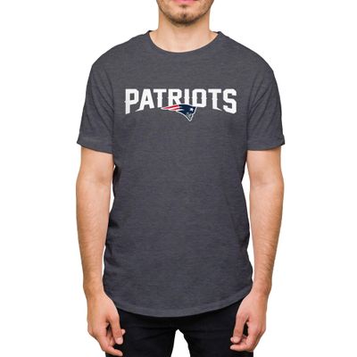 Hybrid Sports NFL - New England Patriots - Core Logo - Men's and Women's Short Sleeve T-Shirt - Size Small - New England Patriots - Heather Charcoal