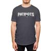 Hybrid Sports NFL - New England Patriots - Core Logo - Men's and Women's Short Sleeve T-Shirt - Size Small - New England Patriots - Heather Charcoal view 1