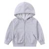 JWWN Little Boys French Terry Full-zip Hoodie Sweatshirt Kids Casual Outfit Jacket (Gray,5Years) view 1