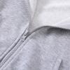 JWWN Little Boys French Terry Full-zip Hoodie Sweatshirt Kids Casual Outfit Jacket (Gray,5Years) view 2