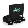 Picnic TIME NFL New York Jets Gridiron Stadium Seat, Lightweight, Portable Folding Chair for Bleachers and Benches, (Black) view 1