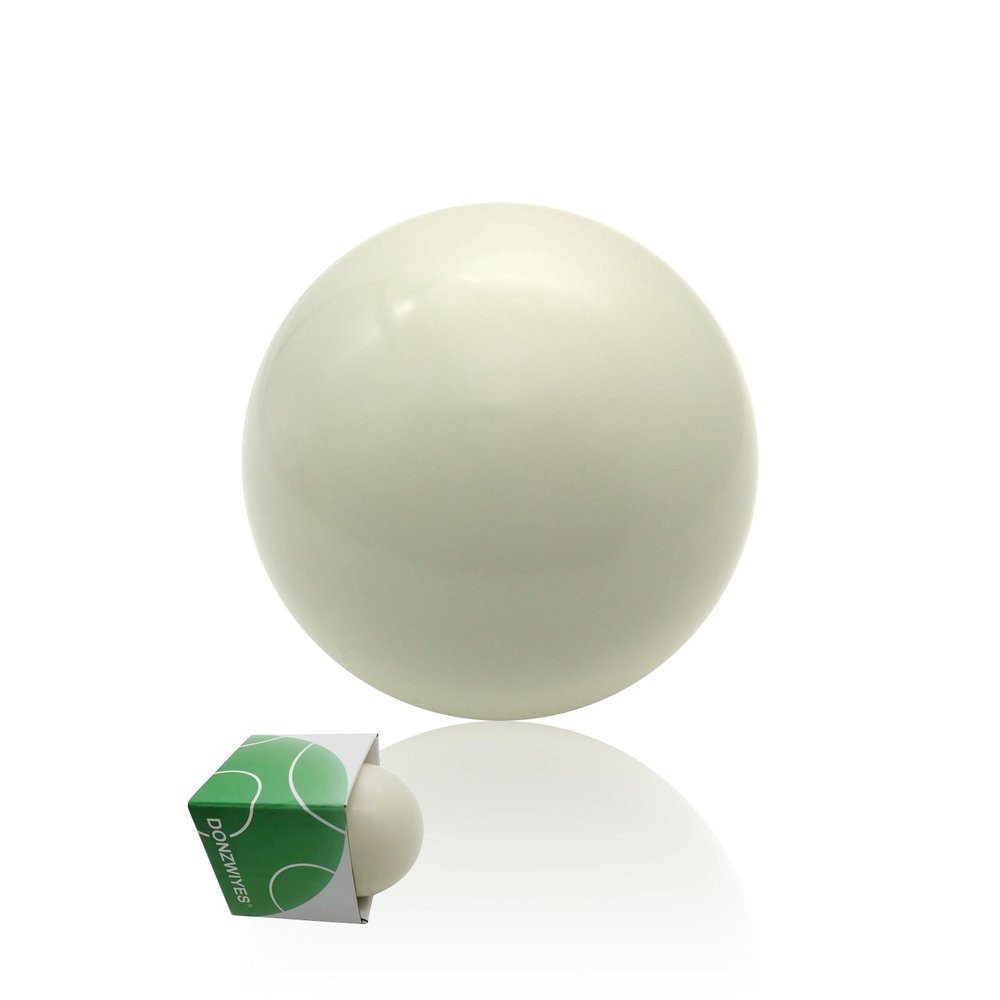 DONZWIYES Pallino Ball Replacement for Bocce Ball Game and Boule Game Tournament Quality 2.24 in/57 mm White