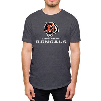 Hybrid Sports NFL - Cincinnati Bengals - Core Logo - Men's and Women's Short Sleeve T-Shirt - Size 3 X-Large - Cincinnati Bengals - Heather Charcoal