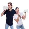 Anderson's Premium Yellow 8" Megaphone Noisemaker Boost School Spirit Cheerleader Sports Football Basketball Homecoming Squad Team Party Dance Club Parade Competition Performance Fan Pack of 50 view 4