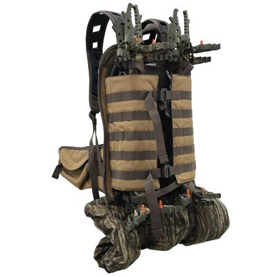 Insights Hunting by frogg toggs - Saddle Stalker Hunting Backpack, Solid Elements Brown