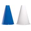 Anderson's Premium Blue and White 8" Megaphones Noisemakers Boost School Spirit Cheerleader Sports Football Basketball Homecoming Squad Team Party Dance Club Parade Competition Fan Pack of 50 view 1