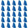 Anderson's Premium Blue and White 8" Megaphones Noisemakers Boost School Spirit Cheerleader Sports Football Basketball Homecoming Squad Team Party Dance Club Parade Competition Fan Pack of 50 view 2