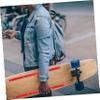 Kisangel Deck Rails Skateboard 2 Pcs Anti-Collision Rib Bones Professional Skateboard Grind Rails Wear-Resistant Easy to Fit view 2
