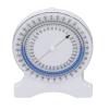 Inclinometer, Bubble Good Sealing Non Leak Clean Physical Therapy Inclinometer 0 to 360 Degree Measurement for Range of Motion Measurement (Blue) view 1