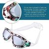 CAFFIA Swim Goggles, Swimming Goggles, Professional Anti Fog No Leaking Protection Wide View Swim Goggles with Adjustable Headband, for Women Men Adult Youth view 4