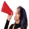 Anderson's Premium Black and Red 8" Megaphones Noisemakers Boost School Spirit Cheerleader Sports Football Basketball Homecoming Squad Team Party Dance Club Parade Competition Fan Pack of 100 view 3