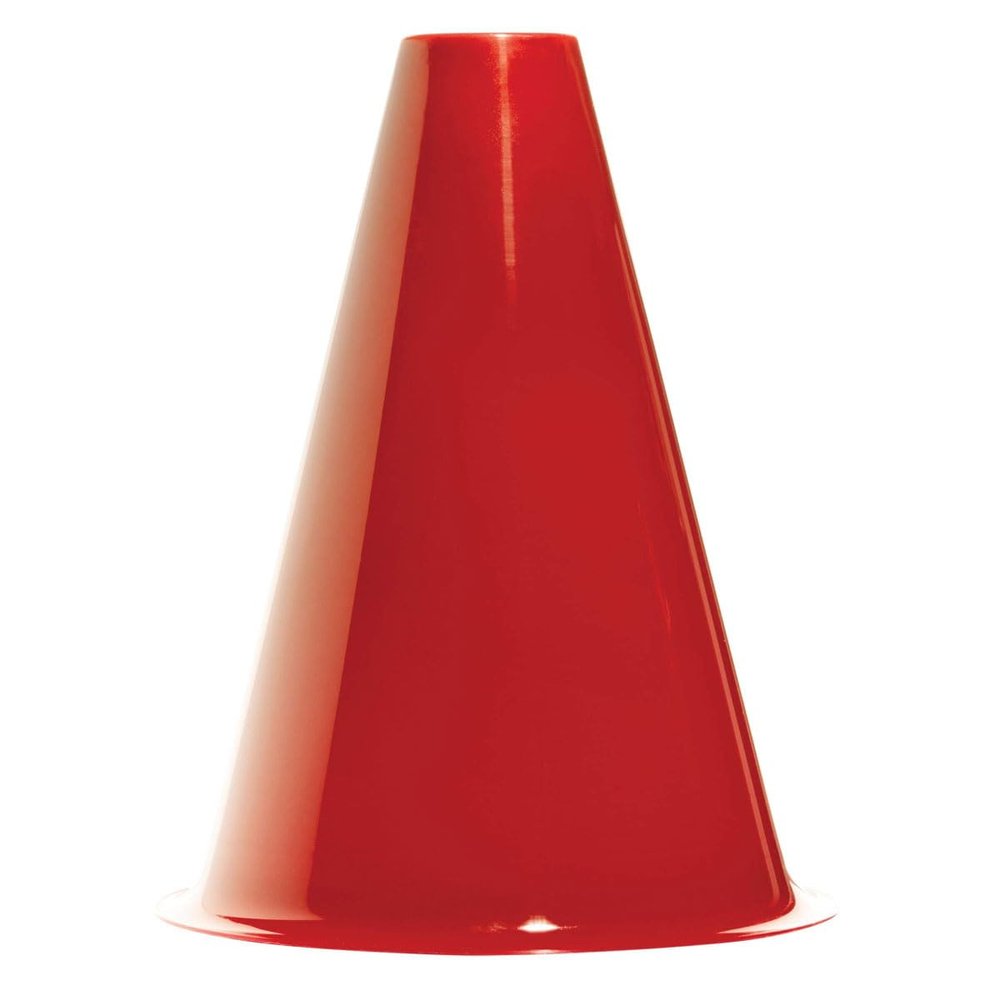 Anderson's Premium Red 8" Megaphone Noisemaker Boost School Spirit Cheerleader Sports Football Basketball Homecoming Squad Team Party Dance Club Parade Competition Performance Fan Pack of 20