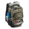 High Sierra Swoop Backpack, Lightweight Bookbag, Large Main Compartment + External Accessory Pockets, Separate Laptop Pocket, Dual Water Bottle Pockets, Fits most 17 Laptops, 30L Capacity, Olive view 2
