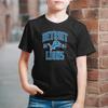 Hybrid Sports NFL - Detroit Lions - Established - Boys and Girls Short Sleeve Fan Shirt - Size Small - Detroit Lions - Black view 4