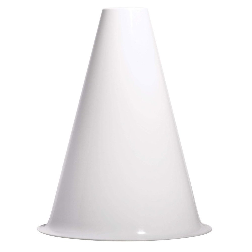 Anderson's Premium White 8" Megaphone Noisemaker Boost School Spirit Cheerleader Sports Football Basketball Homecoming Squad Team Party Dance Club Parade Competition Performance Fan Pack of 100