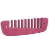 Aluminum Alloy Harmonica Part, Separated 10 Holes Small Comb Harmonica Part with High Strength and Impact Resistance, Not Easy to Deform After Use (Rose Red) view 2
