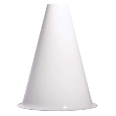Anderson's Premium White 8" Megaphone Noisemaker Boost School Spirit Cheerleader Sports Football Basketball Homecoming Squad Team Party Dance Club Parade Competition Performance Fan Pack of 50