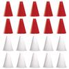 Anderson's Premium White 8" Megaphone Noisemaker Boost School Spirit Cheerleader Sports Football Basketball Homecoming Squad Team Party Dance Club Parade Competition Performance Fan Pack of 50 view 2