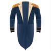 ACSUSS Men's Sexy Ringmaster Costume Velvet Swallow-tailed Coat Halloween Circus Showman Jacket Dark Blue C Medium view 3