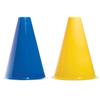 Anderson's Premium Blue and Yellow 8" Megaphones Noisemakers Boost School Spirit Cheerleader Sports Football Basketball Homecoming Squad Team Party Dance Club Parade Competition Fan Pack of 20 view 1