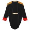 ACSUSS Men's Sexy Ringmaster Costume Velvet Swallow-tailed Coat Halloween Circus Showman Jacket Black C XX-Large view 4
