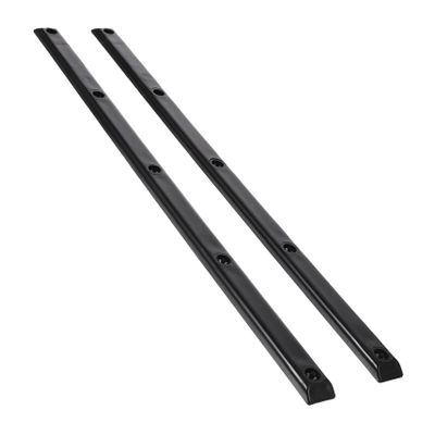 Kisangel 2pcs Professional Skateboard Rib Bone Rails Wear-Resistant Plastic -Collision Rails Easy Installation for Enhanced Deck High-Temperature Resistant Skateboard Accessories