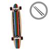 Kisangel 2pcs Professional Skateboard Rib Bone Rails Wear-Resistant Plastic -Collision Rails Easy Installation for Enhanced Deck High-Temperature Resistant Skateboard Accessories view 2