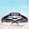 CAFFIA Swimming Goggles Connected to Earplug,No Leaking Anti Fog Lens Swimming Glasses for Adult Women Men and Youth view 2